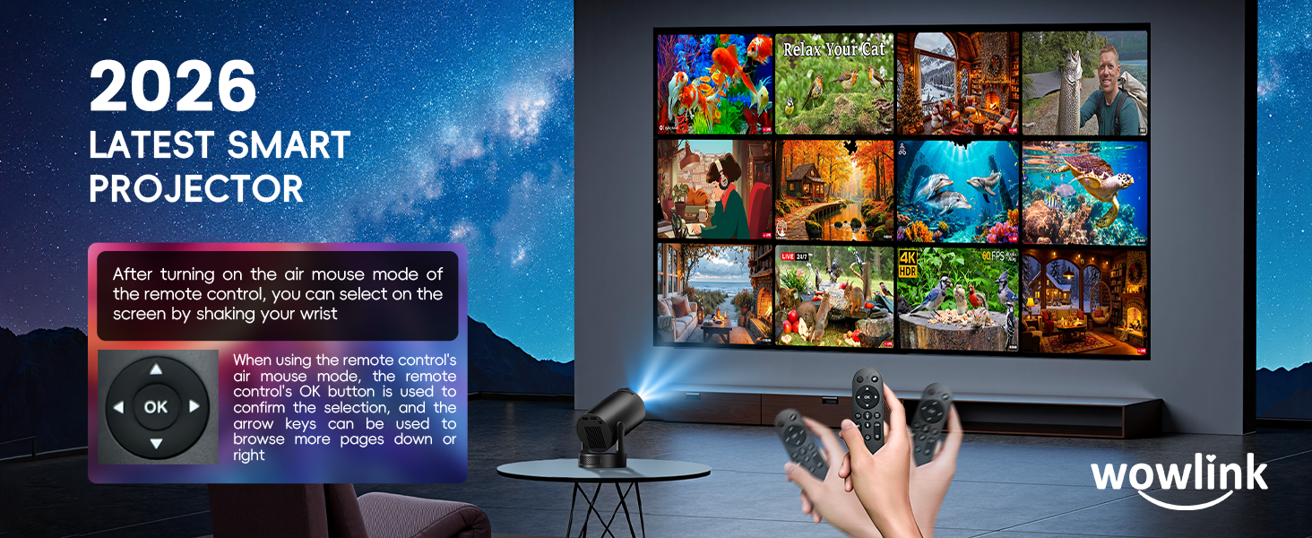 Projector with wifi and Bluetooth