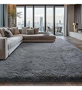 Shag Area Rugs for Bedroom Living Room,5X8 Ultra Soft Fluffy Area Rugs for Dorm, Indoor Carpet Nu...