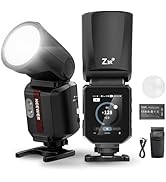 NEEWER 100Ws 2.4G TTL Round Head Flash Compatible with Canon Cameras, Compatible with Godox, Spee...
