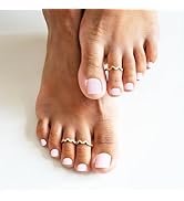 MelodySusie 32Pcs Semi Cured Gel Toe Nail Strips (Nude Pink), Pedicure Stickers for Toes, Works w...