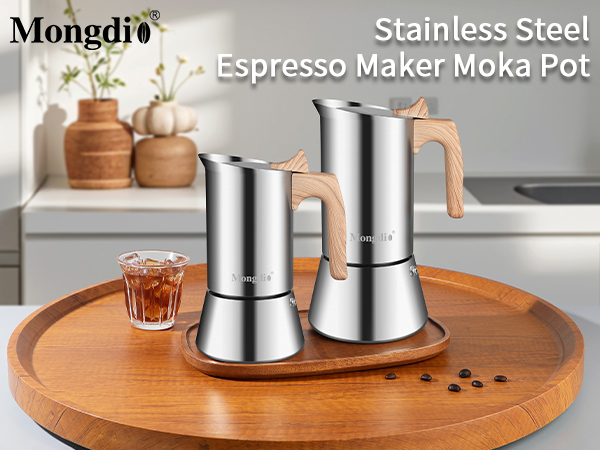 Stainless Steel Moka Pot