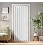Vatge Door Curtains for Doorway, Folding Door Curtains Interior Closet Curtains for Bedroom, Bath...