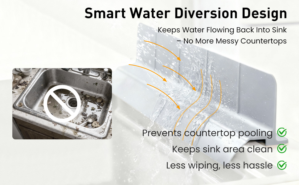 kitchen sink anti splash guard