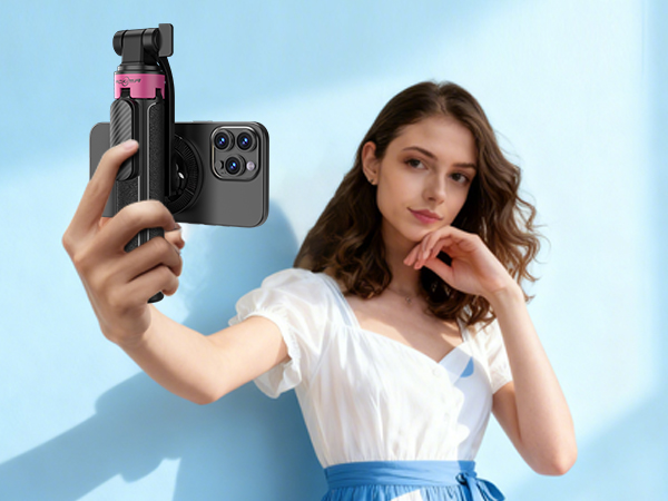 Magnetic Selfie Stick Tripod with Remote
