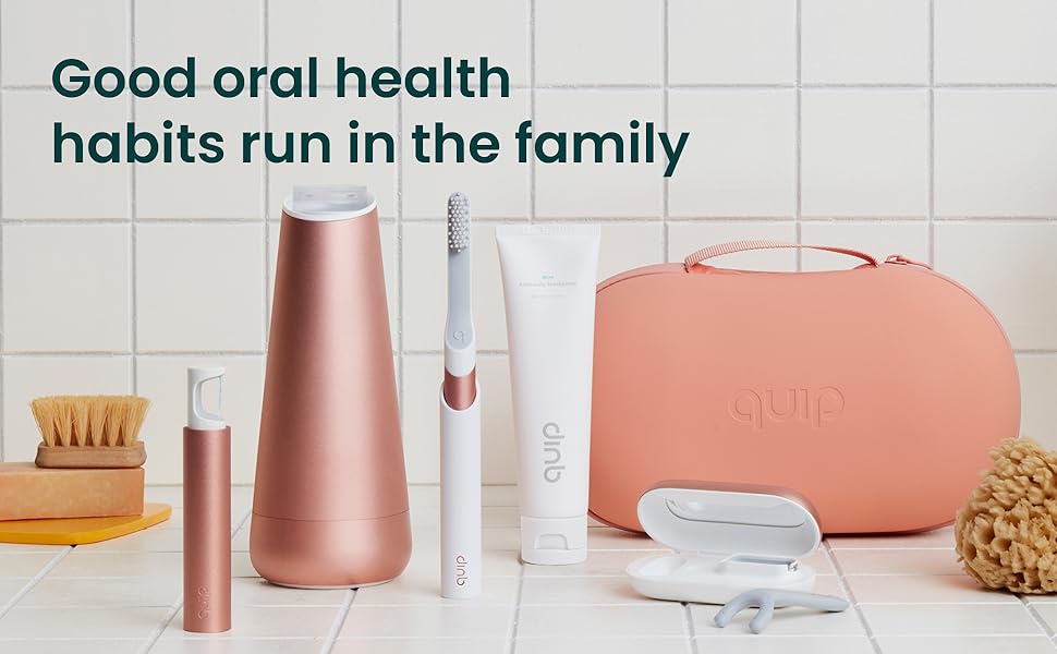 Good oral health habits run in the family.