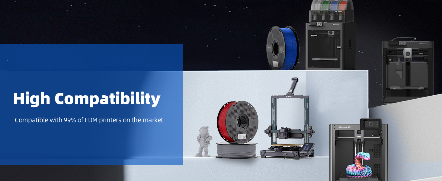 PLA Pro filament 3d printer filament pla 1kg black