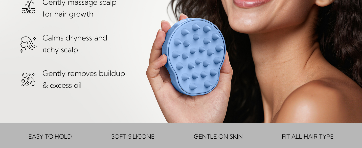 Scalp Massager Scalp Scrubber Shampoo Brush