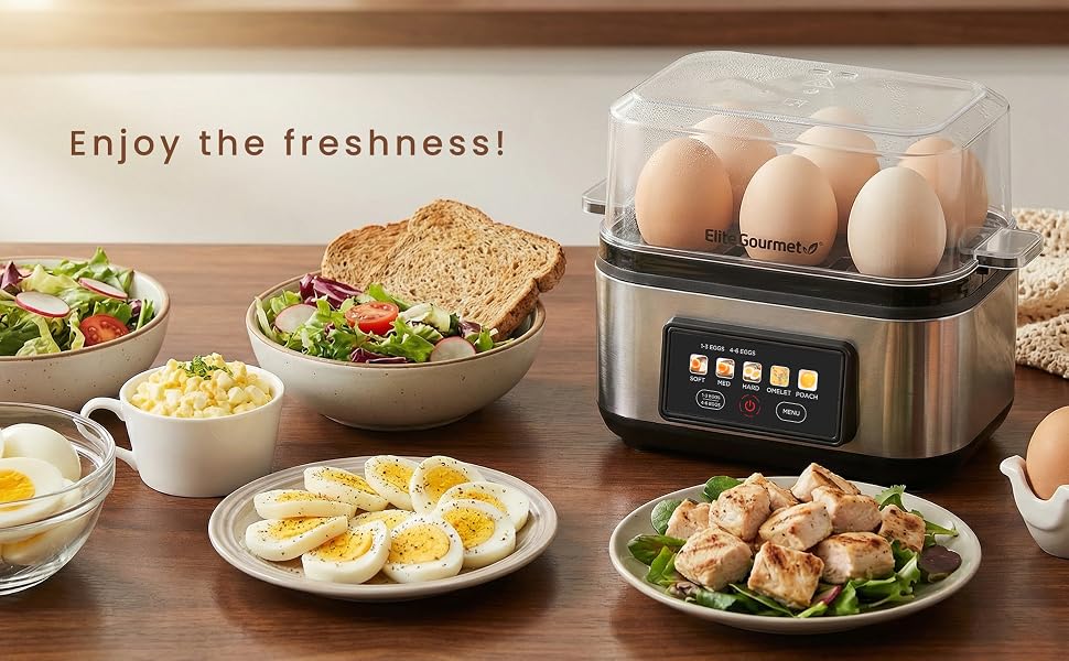 easy to cook and clean egg cooker