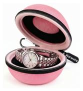Korwuira Pink Travel Watch Case for Women