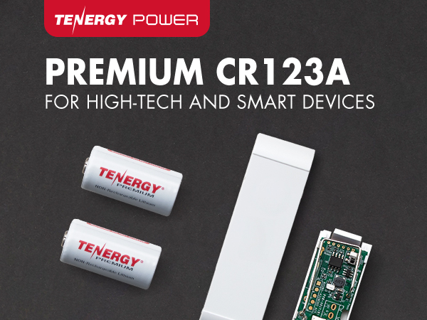 Premium CR123A for high tech and smart devices
