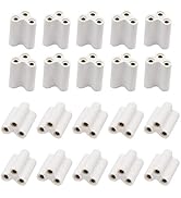 SinLoon T5 T8 LED Lamp Connector Double End 3Pin Fmeale Adapter,Daylight LED Integrated Tube Iink...