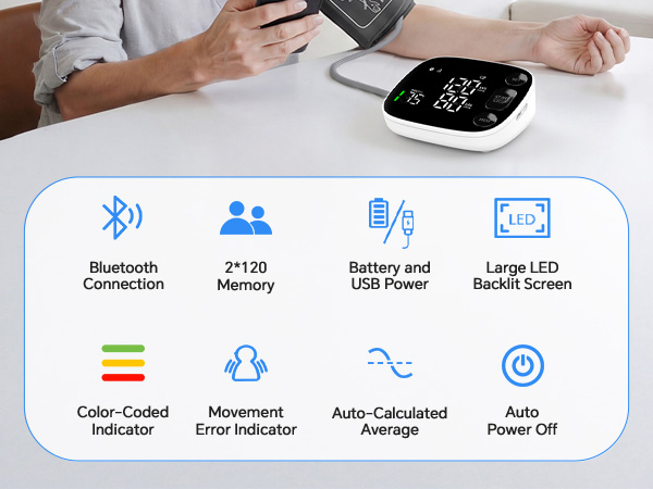 BLOOD PRESSURE MONITOR FOR HOME USE