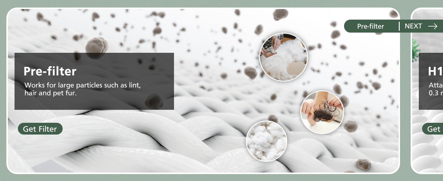 AC400 air purifier filter