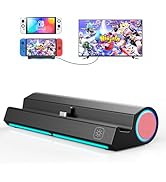 TV Dock Station Compatible for Switch/Switch OLED Replacement Compatible for Official Switch Dock...