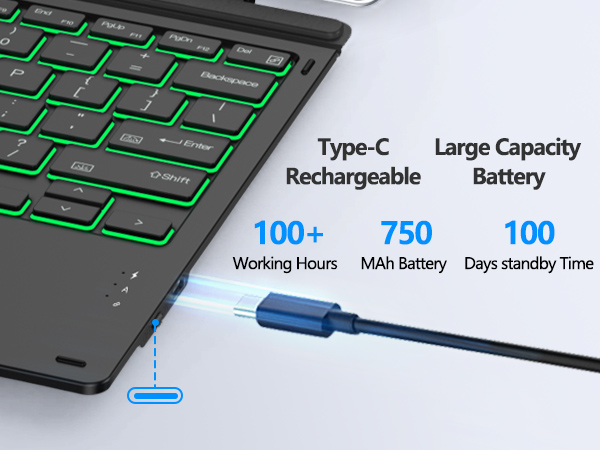 surface pro keyboard for 7+/7/6/5/4/3 Microsoft surface pro keyboard type cover wireless bluetooth