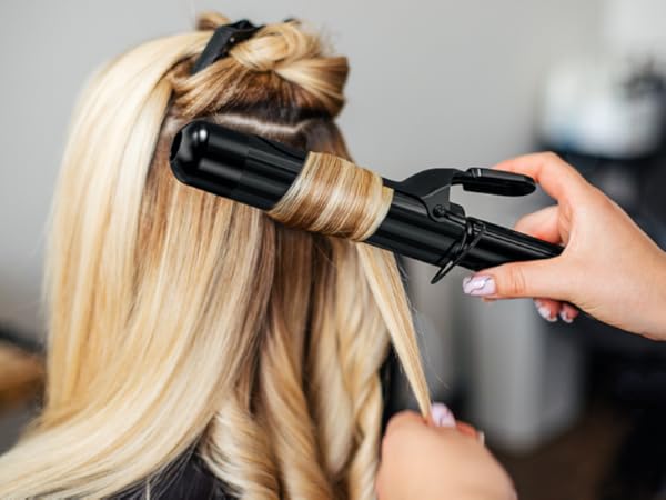 curling hair