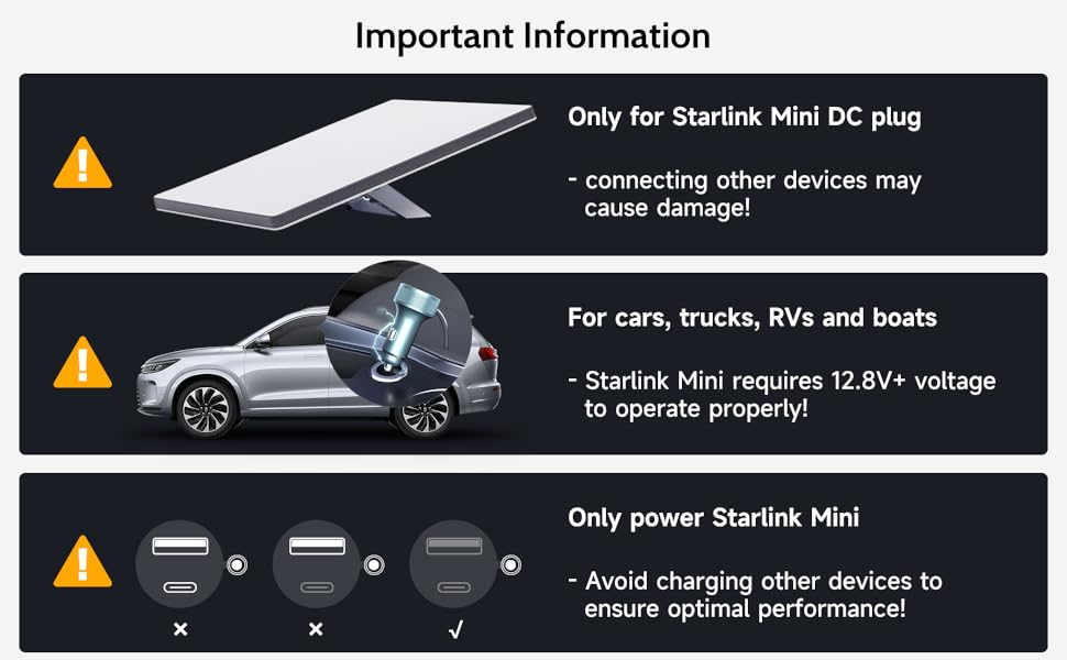 starlink mini power cable
