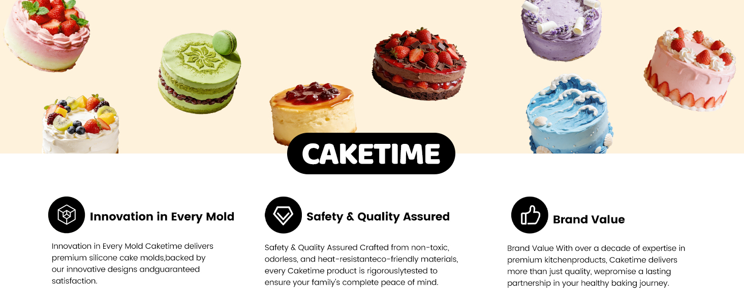 4inch silicone round cake pan