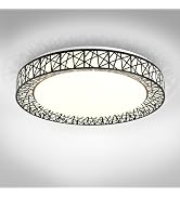 ASD 20 Inch LED Flush Mount Ceiling Light Fixture for Bedroom, 42W 2475LM 5CCT 2700K-5000K, Triac...