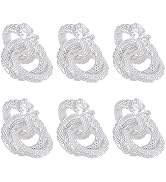 PH PandaHall 6pcs Dragon Beads Metal Animal Spacers 25mm Curved Dragon Beads Vintage Winding Char...