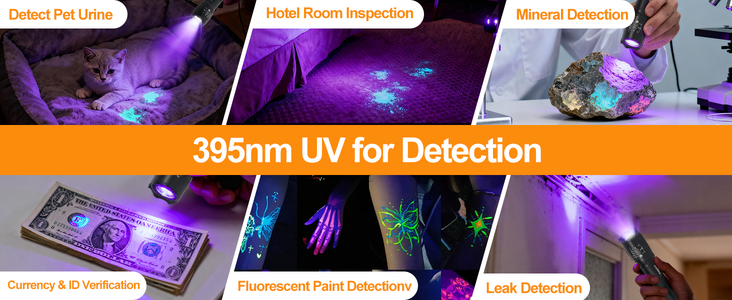 pet urine detector flashlight inspection flashlight flashlight for home use flashlight for hiking