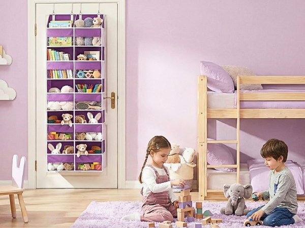 Purple over the door organizer ofiray home