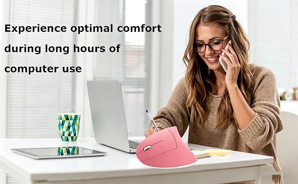 pink-ergonomic-mouse-vertical-women-girl-pc-laptop-computer-student-gift-ergo