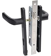 Door Lever with Lock Burglar Proof Aluminum Alloy Heavy Duty Entrance Door Handle Lock