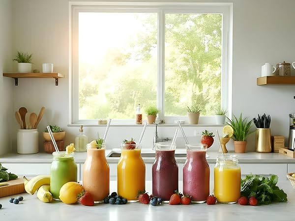 Reusable Glass Straws