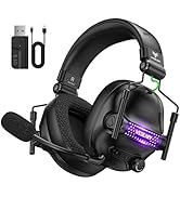 WESEARY WG2 Wireless Gaming Headsets with Microphone for PS5, PS4, PC, Switch, Mac, Crystal Stere...