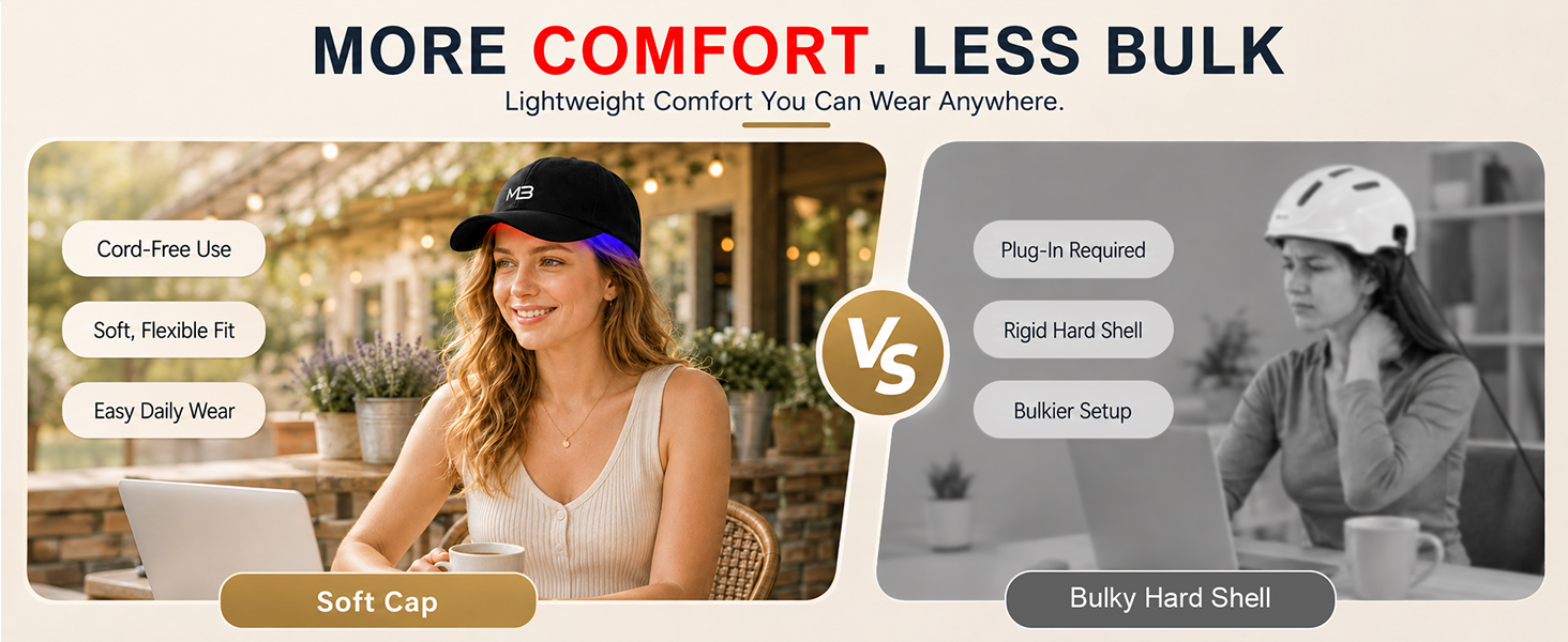 MORE COMFORT.LESS BULK Lightweight Comfort You Can Wear Anywhere.