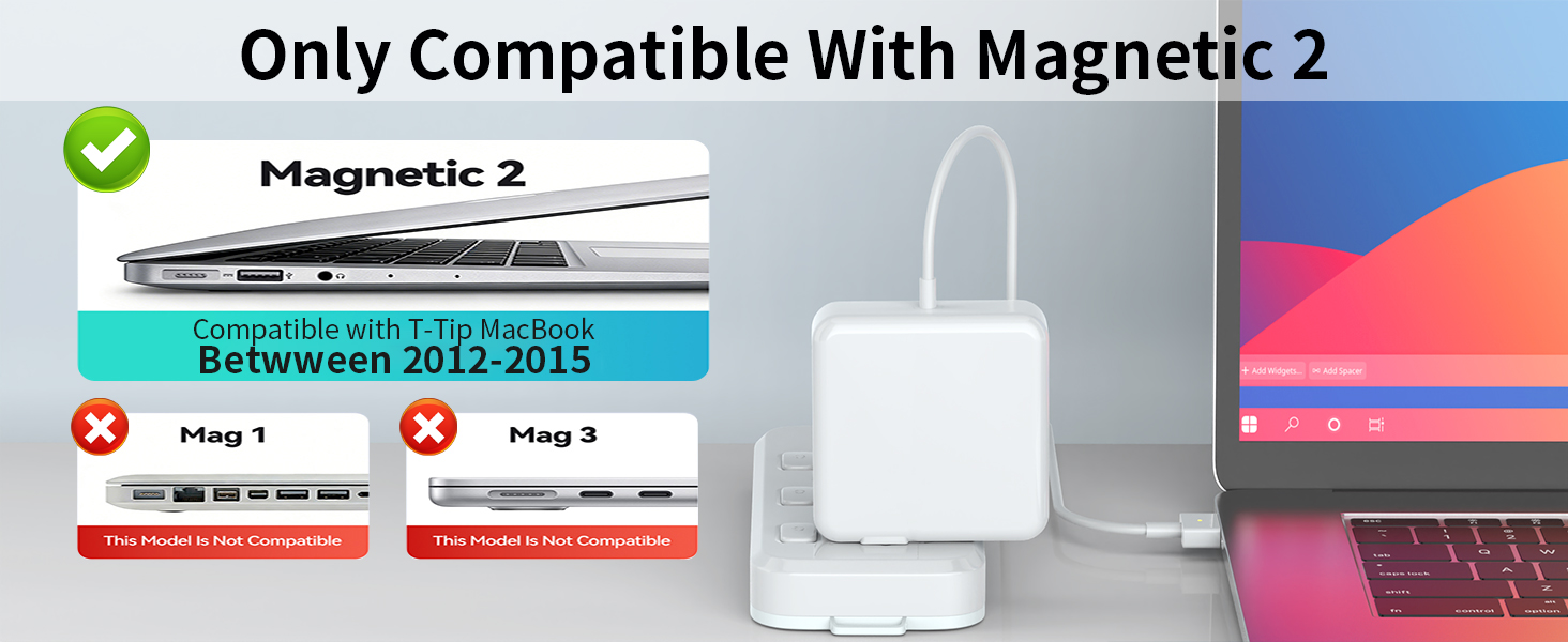 MacBook Pro Charger - 60W 45W T-Tip