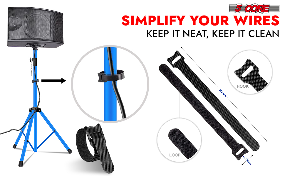 PA Speaker Stands, Professional Heavy-Duty Tripod, Universal PA DJ Tripod Speaker Stand