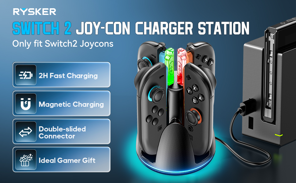 Switch 2 joy-con charger station
