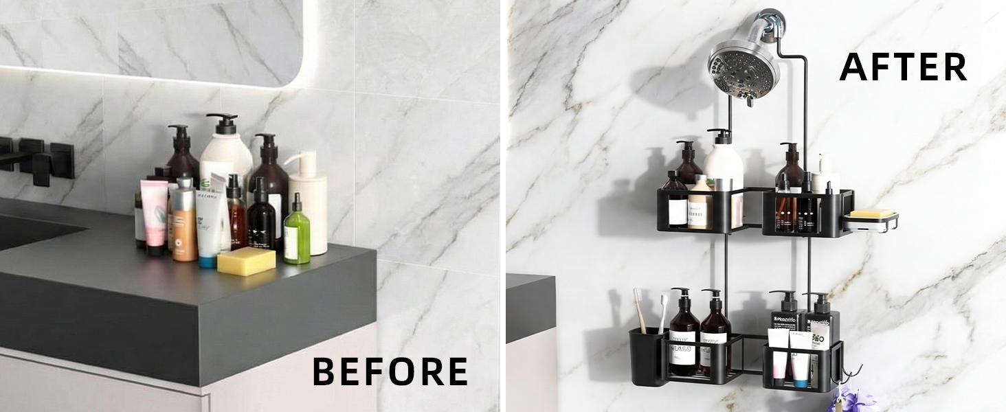 Hanging shower caddy