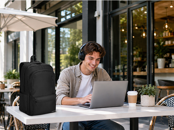 Laptop Backpack for Men &amp;amp; Women 15.6 Inch Travel Backpack Computer Bag