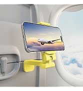 Universal Airplane Phone Stand Holder, Klearlook Travel Essentials Phone Mount for Desk with 360 ...