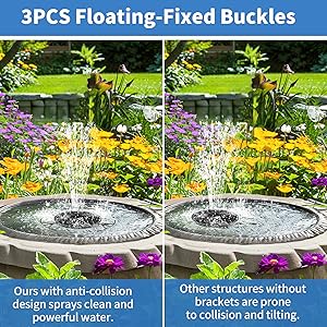 solar fountain pump solar water fountain for bird bath