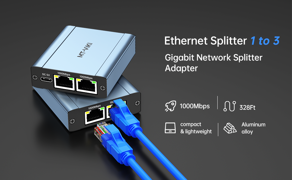 ethernet splitter 1 to 3