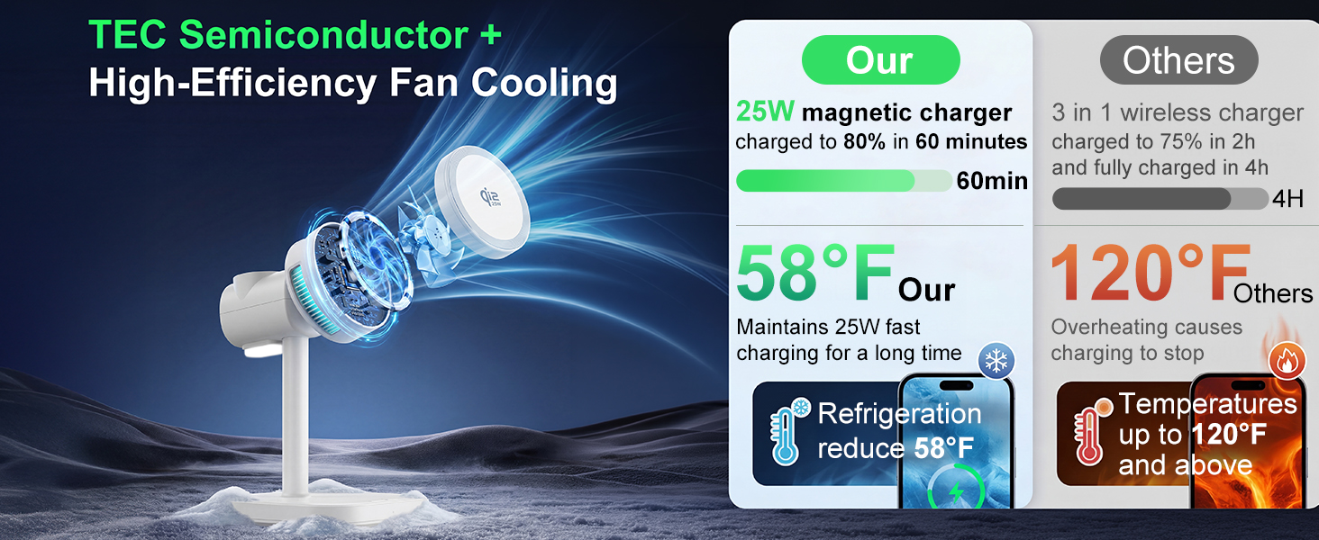TEC Semiconductor + High-Efficiency Fan Cooling