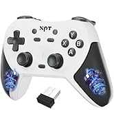 PC Gaming Controller with Bluetooth/2.4G/Wired, Ergonomic Wireless Gamepad for PC Windows, Switch...
