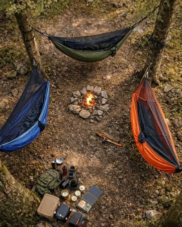 CROSSHIP camping hammock underquilt rain fly tarp