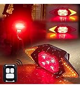 Bike Turn Signals Rechargeable Rear Bike Lights for Night Riding Luces para Bicicleta Waterproof ...