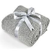 Ailemei Direct Knit Throw Blanket for Bed, Soft Thin Blankets for Sofa, Couch, Camping, Office Ch...