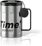 Sidagar+ 18 OZ z Stainless Steel Insulated Coffee Mug with Handle and Lid, Double Wall Vacuum Tra...