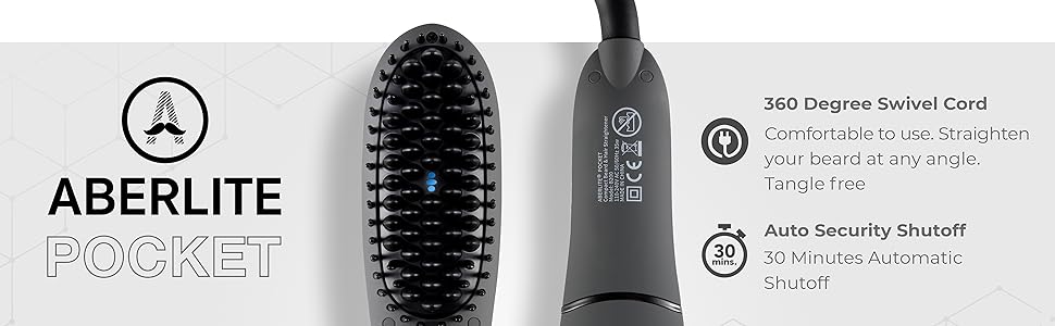 aberlite pocket beard straightener