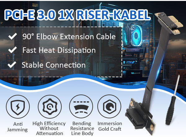 PCI-E 3.0 Riser Cable PCIe Extension Cable