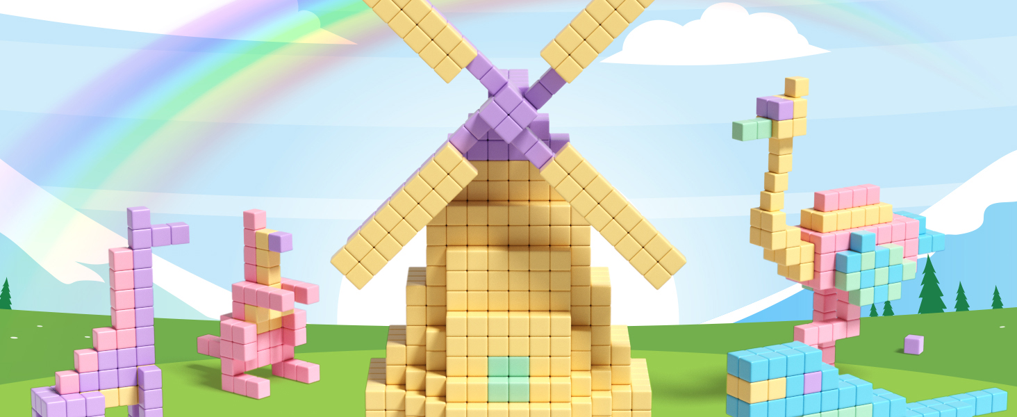 magnet building cubes