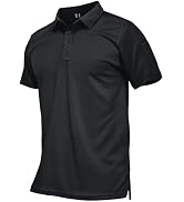 MAGCOMSEN Men's Polo Shirts Short Sleeve Quick Dry Performance Golf Shirt