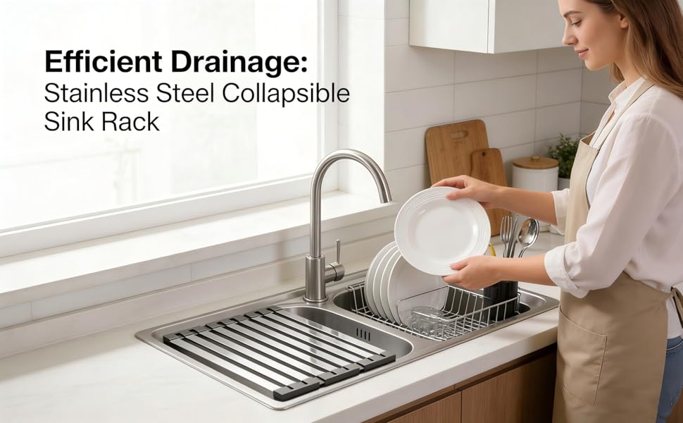 Roll up Dish Drying Rack